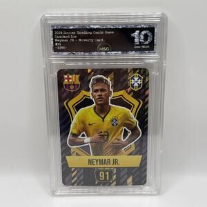 Neymar JR - Holo Foil Soccer Card 2024 - Graded 10 - Brazil World Cup!